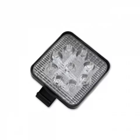 Négyzet alakú munkalámpa 27W 3510lm 10-30V 6000K IP67