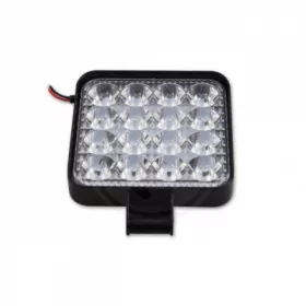 Négyzet alakú munkalámpa 48W 6240lm 10-60V 6000K IP67