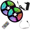 Beltéri digitális LED szalag szett 10 méter RGB (távirányító+vezérlő+adapter)