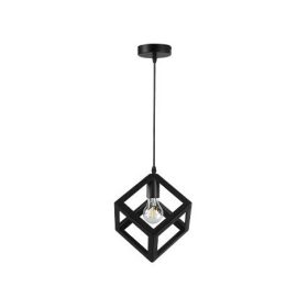 CUBE függesztett lámpa 1xE27 fekete