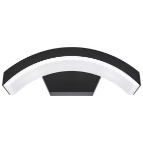 BELLA 3296 modern 9W-os építészeti és kültéri LED fali lámpa matt fekete RAL 9005 színben