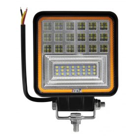   Off-Road munkalámpa narancssárga irányjelzővel 126W 8820lm 10-60V 6000K IP67