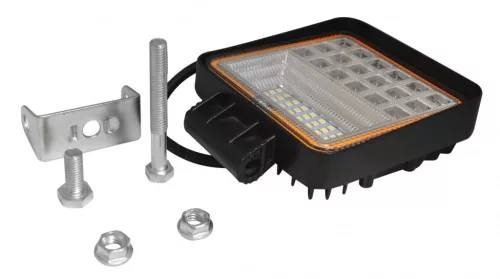 Off-Road munkalámpa narancssárga irányjelzővel 126W 8820lm 10-60V 6000K IP67