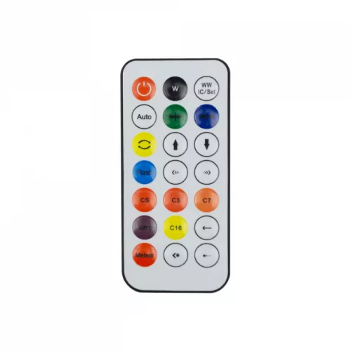 Fekete, modern okos RGB állólámpa Tuya vezérléssel, zeneérzékelő módban, gamer szobában