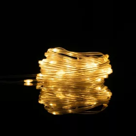 Okostelefonos applikációval vezérelhető Ecolight 10 méteres USB fényfüzér Meleg fehér