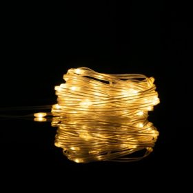 Okostelefonos applikációval vezérelhető Ecolight 20 méteres USB fényfüzér Meleg fehér