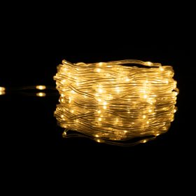 Okostelefonos applikációval vezérelhető Ecolight 30 méteres USB fényfüzér Meleg fehér