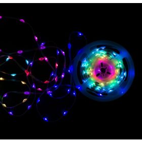 LED fényfüzér 5m – 100 RGB LED telefonos vezérléssel – Alfaled.hu