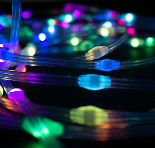 LED fényfüzér 20m – 400 RGB LED telefonos vezérléssel – Alfaled.hu