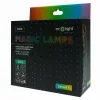 Mágikus okos LED fényfüggöny 2x2m méretben, telefonos applikációval rajzolható mintákkal és karácsonyfa animációval