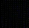 Mágikus okos LED fényfüggöny 2x2m méretben, telefonos applikációval rajzolható mintákkal és karácsonyfa animációval