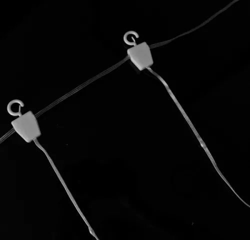 Mágikus okos LED fényfüggöny 2x2m méretben, telefonos applikációval rajzolható mintákkal és karácsonyfa animációval