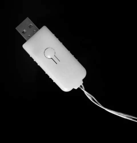 Mágikus okos LED fényfüggöny 2x2m méretben, telefonos applikációval rajzolható mintákkal és karácsonyfa animációval