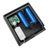 Kültéri 2W-os napelem 2400mAh beépített akkumulátorral és USB-C és USB-A csatlakozóval kerti LED világításhoz