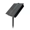 Kültéri 2W-os napelem 2400mAh beépített akkumulátorral és USB-C és USB-A csatlakozóval kerti LED világításhoz