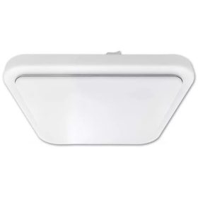 Auris vékony, négyzet alakú hófehér LED mennyezeti lámpa természetes fehér fénnyel, 24w