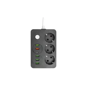   Remo 3-as hosszabbító kapcsolóval, 5xUSB 1xUSB-C, 2m-es kábellel