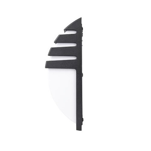 VIKI Kültéri Oldalfali Lámpa E27-es Foglalattal IP54 Fekete Alumínium