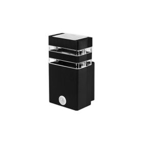   INEZ mozgásérzékelős oldalfali lámpa, kültéri, GU10 fekete