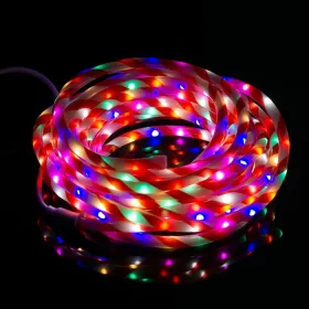 Többszínű RGB 10 méteres kültéri LED fénykábel és fényfüzér 720 LED-del 15 funkcióval 230V