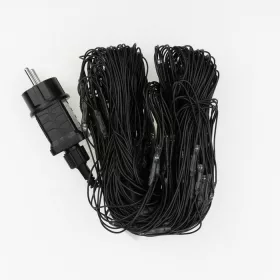 Kültéri 3x3 méteres toldható hideg fehér LED fényháló bokrok és ablakok díszítéséhez