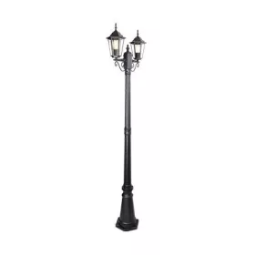 Monumentális, 237cm magas, kétágú Victoria kerti parklámpa
