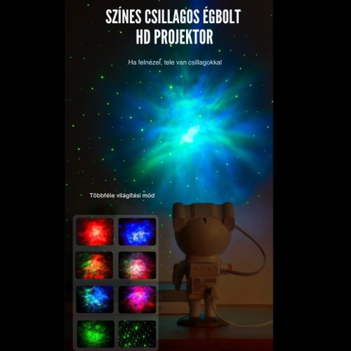 LED ASTRO asztronauta csillag projektor 5W távirányítóval