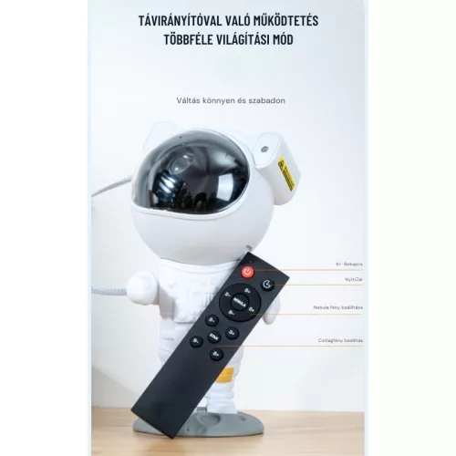 LED ASTRO asztronauta csillag projektor 5W távirányítóval