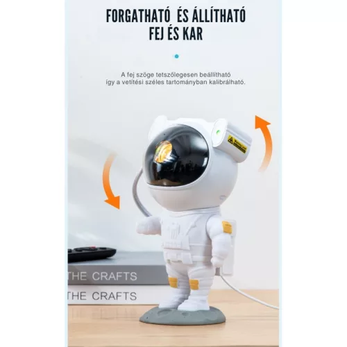 LED ASTRO asztronauta csillag projektor 5W távirányítóval