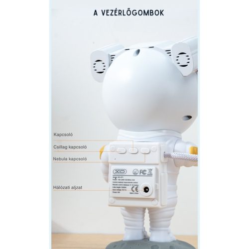 LED ASTRO asztronauta csillag projektor 5W távirányítóval