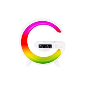   QI RGB asztali lámpa hangszóróval 5W újratölthető akkumulátorral (Kicsi)