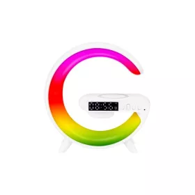   QI RGB asztali lámpa hangszóróval 5W újratölthető akkumulátorral (Kicsi)