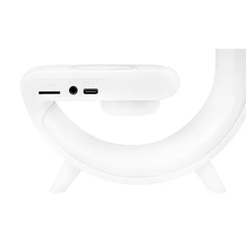 QI RGB asztali lámpa hangszóróval 5W újratölthető akkumulátorral (Kicsi)