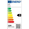 LVT ADC 200W 5000K Zhaga LED High Bay lámpa ipari csarnokokba, raktárakba, IP65 védettséggel, 28000lm fényárammal, Zhaga PIR mozgásérzékelővel bővíthető.