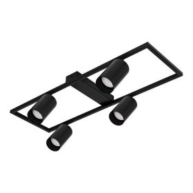   BUMO 4-es Spot Mennyezeti Lámpa (GU10) – Irányítható Fények, Fekete