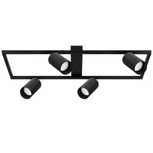 BUMO 4-es Spot Mennyezeti Lámpa (GU10) – Irányítható Fények, Fekete