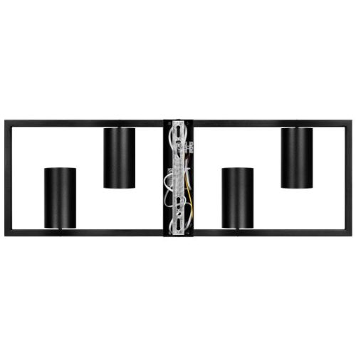 BUMO 4-es Spot Mennyezeti Lámpa (GU10) – Irányítható Fények, Fekete