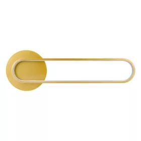 Modern, 63 cm-es, 18W-os arany Goldimo LED fali lámpa egyedi ovális dizájnnal, természetes fehér (4000K) fénnyel