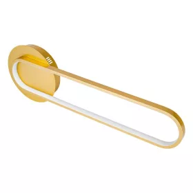 Modern, 63 cm-es, 18W-os arany Goldimo LED fali lámpa egyedi ovális dizájnnal, természetes fehér (4000K) fénnyel