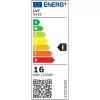 Modern, 58 cm-es, 16W-os arany LED fali lámpa Bramis dizájnnal, természetes fehér (4000K) fénnyel