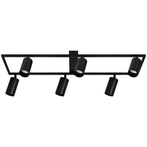 BUMO 6-os Spot Mennyezeti Lámpa (GU10) – Irányítható Fények, Fekete