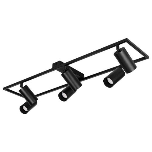 BUMO 6-os Spot Mennyezeti Lámpa (GU10) – Irányítható Fények, Fekete