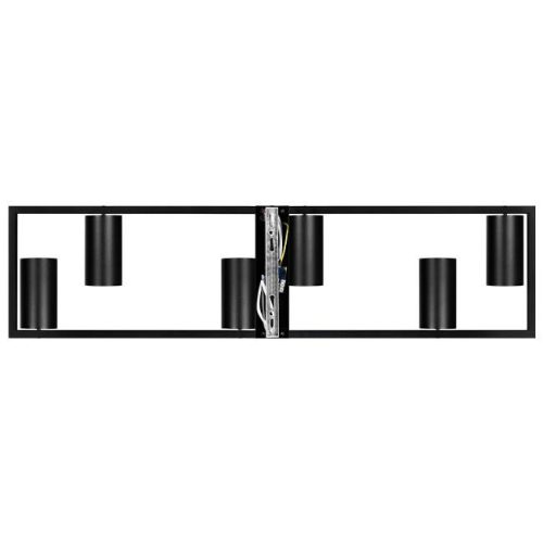 BUMO 6-os Spot Mennyezeti Lámpa (GU10) – Irányítható Fények, Fekete