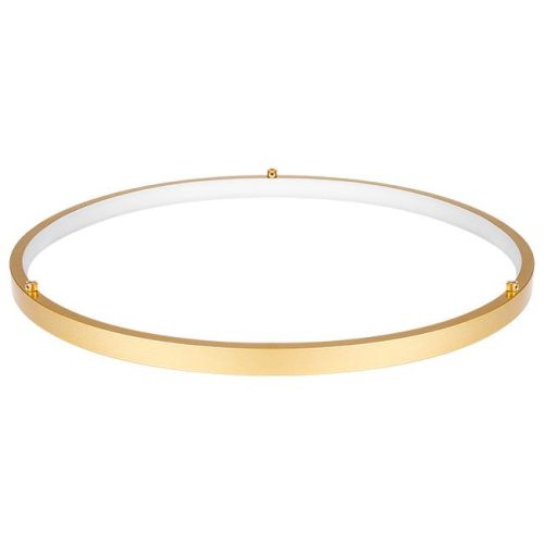 Luxus arany, 77W-os Coma LED gyűrű csillár három, 20-40-60cm-es gyűrűvel, CCT színhőmérséklet-váltással és távirányítóval