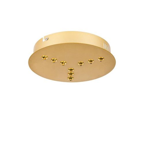 Luxus arany, 77W-os Coma LED gyűrű csillár három, 20-40-60cm-es gyűrűvel, CCT színhőmérséklet-váltással és távirányítóval