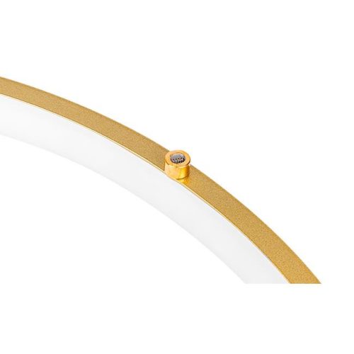 Luxus arany, 77W-os Coma LED gyűrű csillár három, 20-40-60cm-es gyűrűvel, CCT színhőmérséklet-váltással és távirányítóval