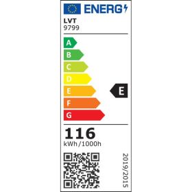 LVT Hodo fekete gyűrűs LED csillár 40-60-80cm-es gyűrűkkel, szabályozható színhőmérséklet