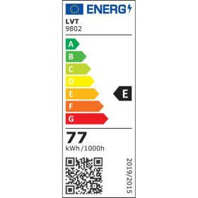 LVT Hodo fekete LED csillár 20-40-60cm-es gyűrűkkel, szabályozható színhőmérséklet