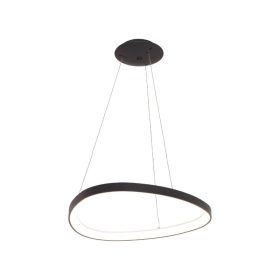   Stone Rhine függesztett lámpa 36W, 2880lm, 42cm, 3000-6500K fekete