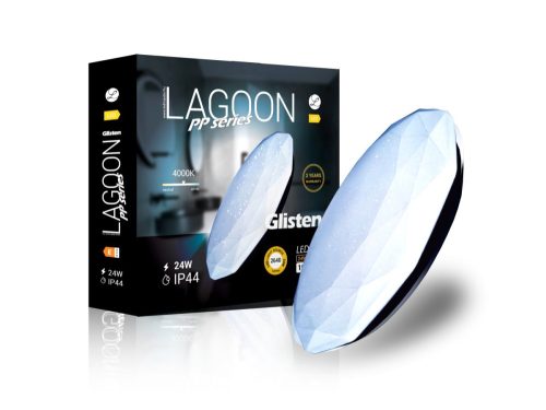 Lagoon Glister mennyezeti lámpa 24 W ø390 mm természetes fehér IP44